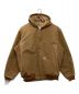 CarHartt（カーハート）の古着「ダック地フーデッドジャケット」｜ブラウン