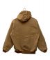 CarHartt (カーハート) ダック地フーデッドジャケット ブラウン サイズ:XL：7000円