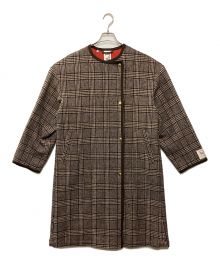 Traditional Weatherwear（トラディショナルウェザーウェア）の古着「ARKLEYLONG HEAT TWEED COAT」｜ブラウン×ベージュ