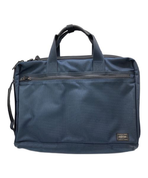 PORTER（ポーター）PORTER (ポーター) 3WAY BRIEFCASE ネイビーの古着・服飾アイテム