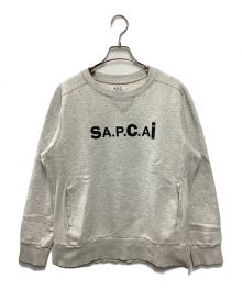 A.P.C.×sacai（アーペーセー×サカイ）の古着「APC Tani Sweatshirt」｜グレー