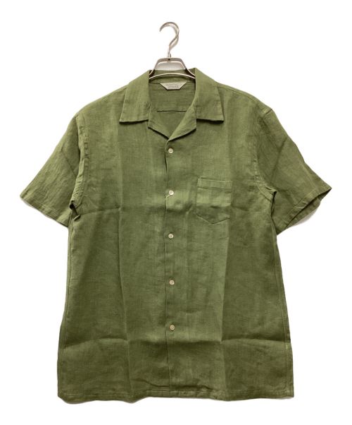 ORGUEIL（オルゲイユ）ORGUEIL (オルゲイユ) Open Collar Shirt グリーン サイズ:L 未使用品の古着・服飾アイテム