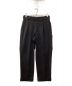 CAHLUMN（カウラム）の古着「Polyester 1 Tuck Slacks Pant」｜ブラック