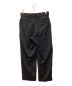 CAHLUMN (カウラム) Polyester 1 Tuck Slacks Pant ブラック サイズ:L：7000円