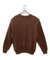 crepscule (クレプスキュール) Moss stitch crew cardigan ブラウン サイズ:3：5000円