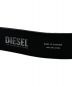 DIESEL (ディーゼル) Dバックルレザーベルト ブラック：8000円