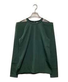 UN3D.（アンスリード）の古着「OPEN SHOULDER L/S TOP」｜グリーン