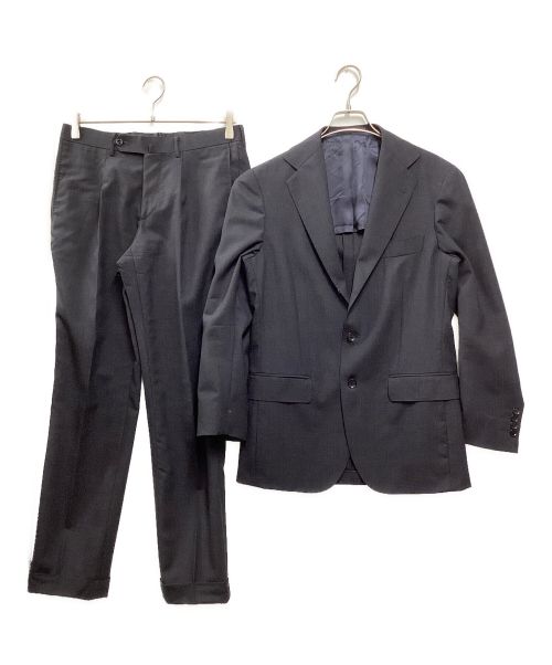 RING JACKET（リングジャケット）RING JACKET (リングジャケット) Wild Life Tailor (ワイルドライフテイラー) CALMTWIST SUITS ネイビー サイズ:44の古着・服飾アイテム