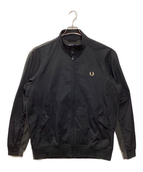 FRED PERRY（フレッドペリー）FRED PERRY (フレッドペリー) HARRINGTON JACKET ブラック サイズ:Lの古着・服飾アイテム