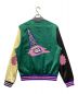 ICE CREAM (アイスクリーム) TRIPLETS VARSITY JACKET グリーン×ブルー サイズ:L：12000円