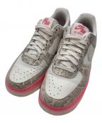 NIKEナイキ）の古着「Air Force 1 Low Our Force 1 Snakeskin」｜アイボリー×ピンク