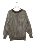 SUGARHILLシュガーヒル）の古着「GAUGE STRIPE WOOL SWEATER」｜ブラウン