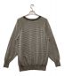 SUGARHILL (シュガーヒル) GAUGE STRIPE WOOL SWEATER ブラウン サイズ:2：10000円