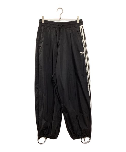 Y-3（ワイスリー）Y-3 (ワイスリー) WIDE NYLON PANTS ブラック サイズ:Lの古着・服飾アイテム