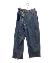 MAISON EUREKA（メゾンエウレカ）の古着「VINTAGE REWORK BIGGY PANTS」｜インディゴ