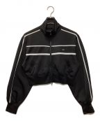 MAISON SPECIALメゾンスペシャル）の古着「Double Line Jersey Jacket」｜ブラック