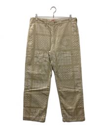 SUPREME（シュプリーム）の古着「Paisley Grid Chino Pant」｜ベージュ