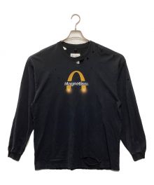 doublet（ダブレット）の古着「MAGNETIC LONG SLEEVE T-SHIRT」｜ブラック