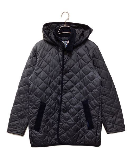 LAVENHAM（ラベンハム）LAVENHAM (ラベンハム) フーデッドキルティングジャケット ネイビー サイズ:XSの古着・服飾アイテム