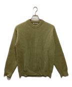 AURALEEオーラリー）の古着「SUPER FINE WOOL RIB KNIT BIG P/O」｜カーキ