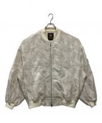 MAISON SPECIALメゾンスペシャル）の古着「Prime-Over MA-1 Bomber Jacket」｜アイボリー