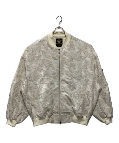 MAISON SPECIAL（メゾンスペシャル）MAISON SPECIAL (メゾンスペシャル) Prime-Over MA-1 Bomber Jacket アイボリー サイズ:2の古着・服飾アイテム