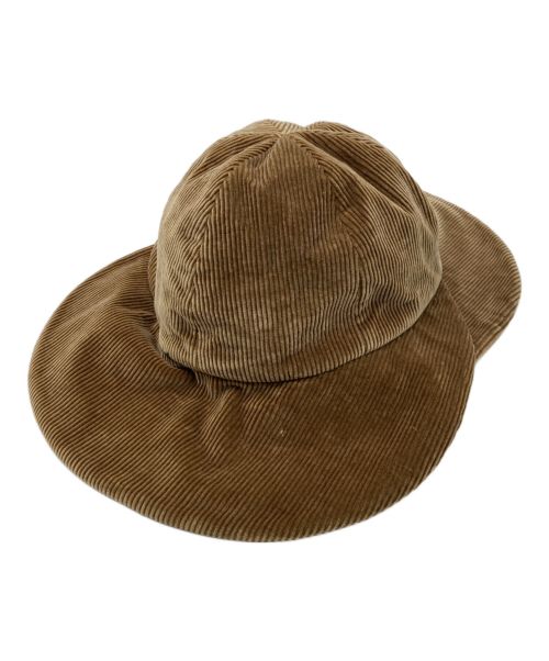 kijima takayuki（キジマタカユキ）kijima takayuki (キジマタカユキ) Double Brim Hat ブラウンの古着・服飾アイテム