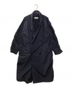 Graphpaperグラフペーパー）の古着「SHAWL COLLAR SHOP COAT」｜ネイビー