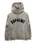 SUPREME（シュプリーム）の古着「Chenille Arc Logo Hooded Sweatshirt」｜グレー