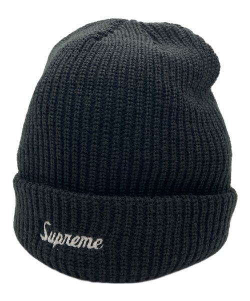 SUPREME（シュプリーム）SUPREME (シュプリーム) loose gauge beanie ブラックの古着・服飾アイテム