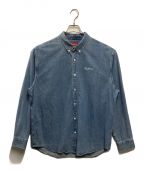 SUPREMEシュプリーム）の古着「Classic Logo Denim Shirt」｜インディゴ