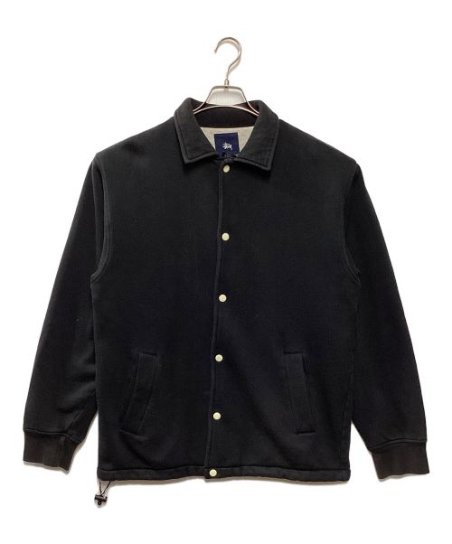 stussy（ステューシー）stussy (ステューシー) 【古着】スナップスウェットジャケット ブラック サイズ:Mの古着・服飾アイテム