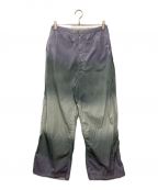 YOKEヨーク）の古着「SPRAY PRINTED MILITARY WIDE EASY PANTS」｜パープル