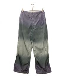 YOKE（ヨーク）の古着「SPRAY PRINTED MILITARY WIDE EASY PANTS」｜パープル