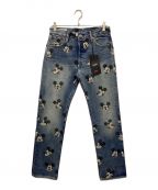 LEVI'S PReMIUM×Disney MICKEY MOUSEリーバイスプレミアム×ディズニーミッキー マウス）の古着「501R Original Fit Men's Jeans」｜インディゴ