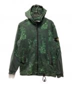 STONE ISLANDストーンアイランド）の古着「ALLIGATOR CAMOジップパーカー」｜グリーン