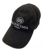 BALENCIAGAバレンシアガ）の古着「BBロゴキャップ」｜ブラック