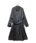 AURALEE（オーラリー）の古着「POLYESTER SOUTIEN COLLAR COAT」｜ブラック