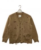 TAKAHIROMIYASHITA TheSoloIst.タカヒロミヤシタ ザソロイスト）の古着「grunge Knit cardigan」｜ブラウン