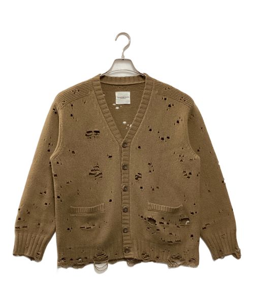 TAKAHIROMIYASHITA TheSoloIst.（タカヒロミヤシタ ザソロイスト）TAKAHIROMIYASHITA TheSoloIst. (タカヒロミヤシタ ザソロイスト) grunge Knit cardigan ブラウン サイズ:44の古着・服飾アイテム