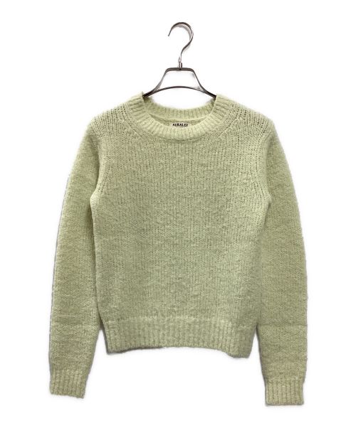 AURALEE（オーラリー）AURALEE (オーラリー) ALPACA WOOL KNIT PULLOVER イエロー サイズ:1の古着・服飾アイテム