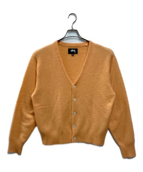 stussy（ステューシー）stussy (ステューシー) BRUSHED CARDIGAN オレンジ サイズ:Sの古着・服飾アイテム