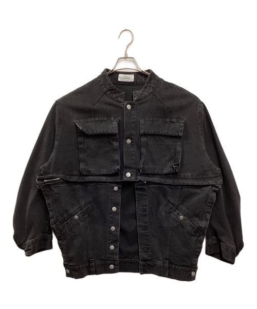 Knuth Marf（クヌースマーフ）Knuth Marf (クヌースマーフ) many way denim jacket ブラック サイズ:Fの古着・服飾アイテム