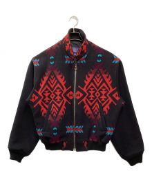 PENDLETON（ペンドルトン）の古着「ネイティブ柄ウールジャケット」｜ブラック