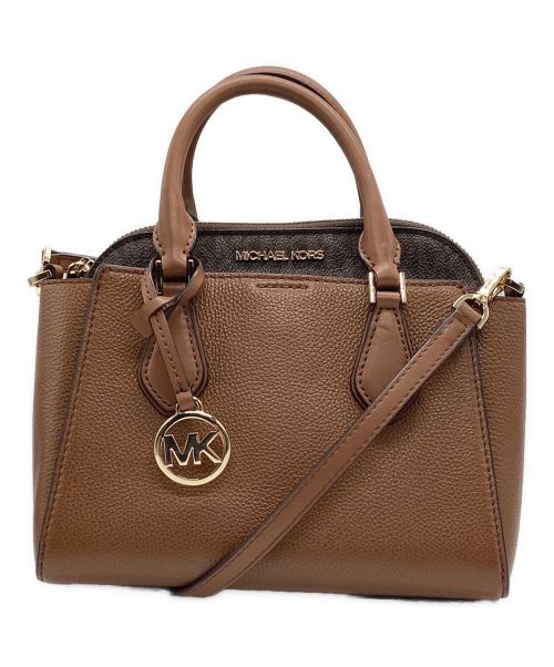 MICHAEL KORS（マイケルコース）MICHAEL KORS (マイケルコース) DARIA SM 2IN1 SATCHEL ブラウンの古着・服飾アイテム