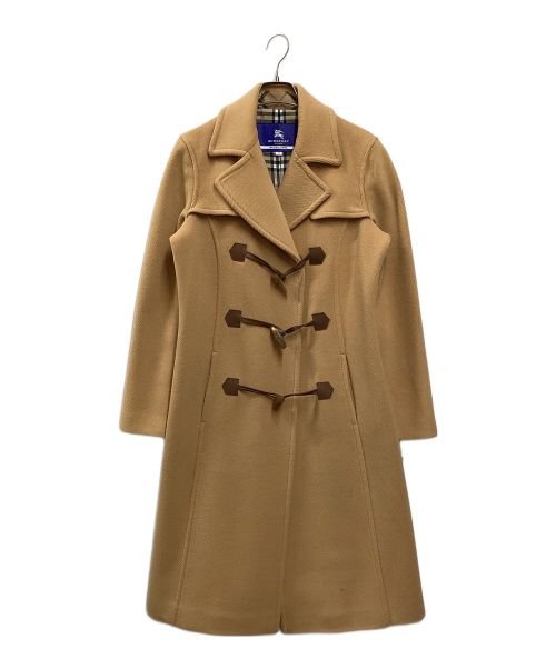 BURBERRY BLUE LABEL（バーバリーブルーレーベル）BURBERRY BLUE LABEL (バーバリーブルーレーベル) カシミヤブレンドダッフルコート キャメル サイズ:38の古着・服飾アイテム