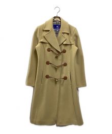 BURBERRY BLUE LABEL（バーバリーブルーレーベル）の古着「カシミヤブレンドダッフルコート」｜ベージュ