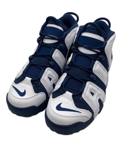 NIKE（ナイキ）NIKE (ナイキ) AIR MORE UPTEMPO 96 ネイビー×ホワイト サイズ:US10 未使用品の古着・服飾アイテム