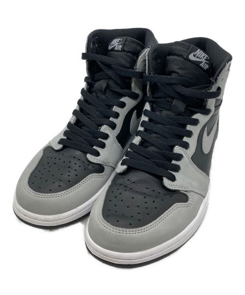 NIKE（ナイキ）NIKE (ナイキ) AIR JORDAN 1 RETRO HIGH OG グレー×ブラック サイズ:US10の古着・服飾アイテム