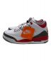 NIKE (ナイキ) AIR JORDAN 3 RETRO ホワイト×レッド サイズ:US10 未使用品：28000円